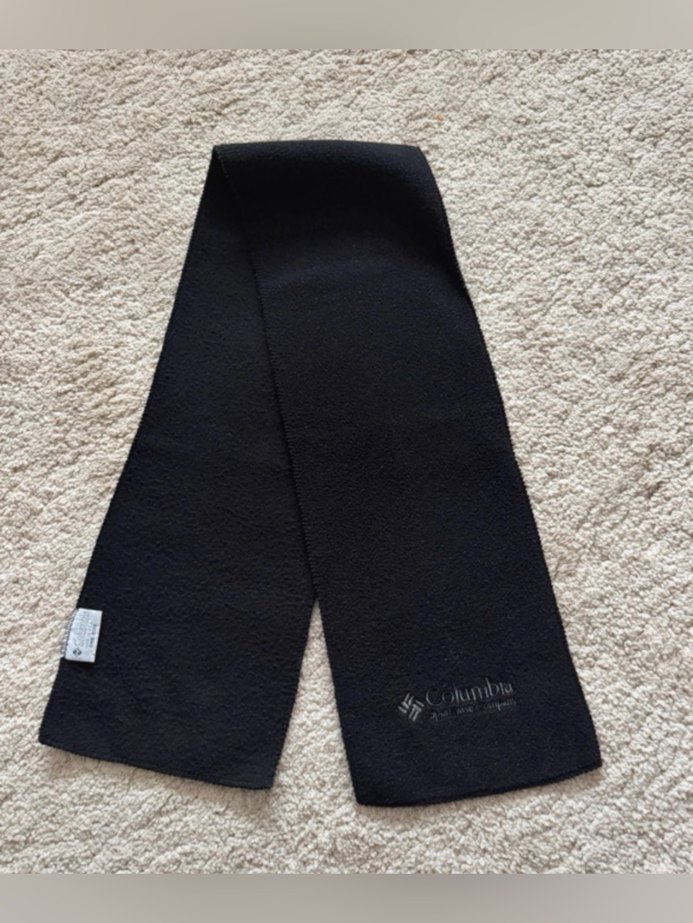 Columbia Black Fleece Scarf